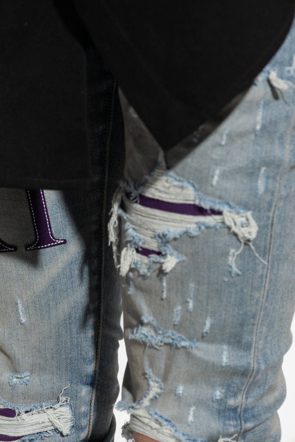 SchaferandweinerShops KR - Blue Distressed skinny jeans SchaferandweinerShops KR - Blue Distressed skinny jeans